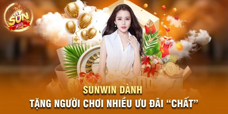 Sunwin dành tặng người chơi Game Bài nhiều ưu đãi chất