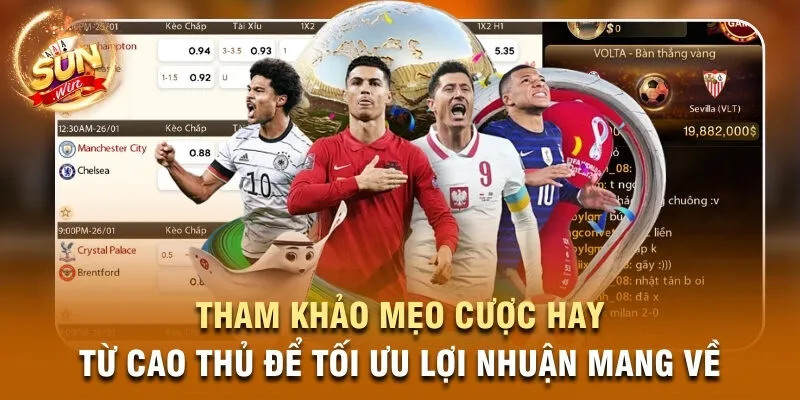 Tham khảo mẹo cược hay từ cao thủ để tối ưu lợi nhuận mang về